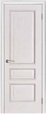 Межкомнатная дверь "Вена", пг, белая патина