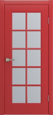 Межкомнатная дверь Amore, по, эмаль красная