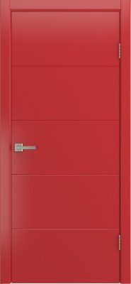 Межкомнатная дверь Barocco, пг, эмаль красная