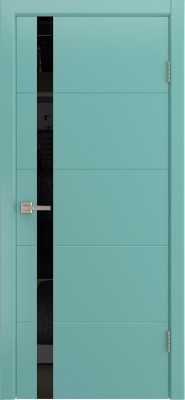 Межкомнатная дверь Barocco, по, эмаль небесно-голубой