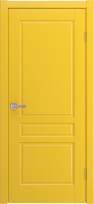 Межкомнатная дверь Belli, пг, эмаль желтая