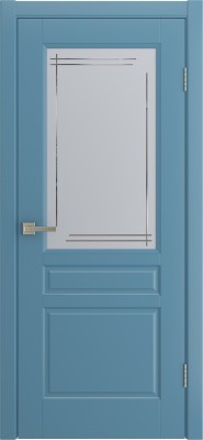 Межкомнатная дверь Belli, по, эмаль небесно-голубой