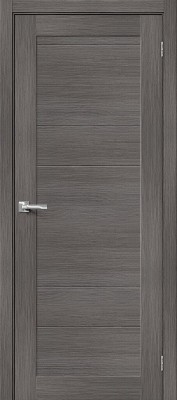 Межкомнатная дверь "Порта-21Б", пг, Grey Melinga