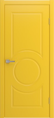 Межкомнатная дверь Donna, пг, эмаль желтая