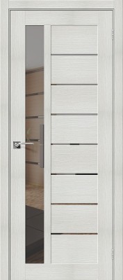Межкомнатная дверь "Порта-27", Mirox Grey, Bianco Veralinga