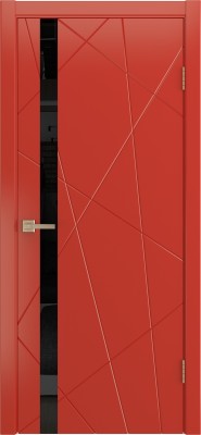 Межкомнатная дверь Fiesta, по, эмаль красная