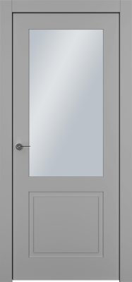 Межкомнатная дверь "Классика 2", по, серый