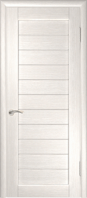 Межкомнатная дверь "ЛУ-21", пг, беленый дуб