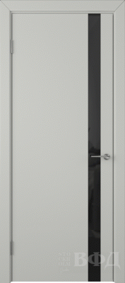 Межкомнатная дверь "Ньюта 1 (69ДО02)", по, светло-серый