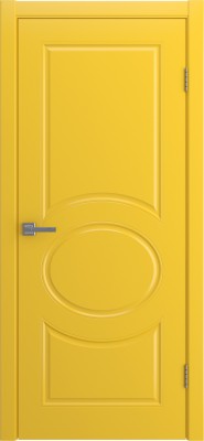 Межкомнатная дверь Olivia, пг, эмаль желтая