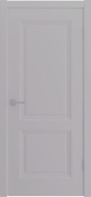 Межкомнатная дверь "SHELLY2", пг, серая эмаль