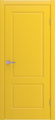 Межкомнатная дверь Tessoro, пг, эмаль желтая