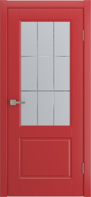 Межкомнатная дверь Tessoro, по, эмаль красная