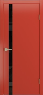 Межкомнатная дверь Zerro, по, эмаль красная